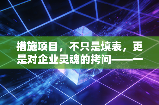 措施项目,不只是填表,更是对企业灵魂的拷问——一名注会老兵的审计手记