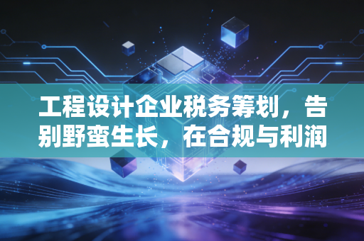 工程设计企业税务筹划,告别野蛮生长,在合规与利润间寻找黄金平衡点