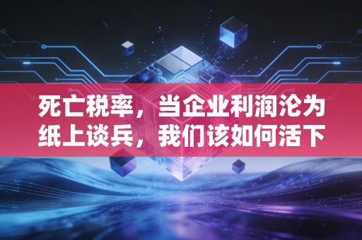 死亡税率,当企业利润沦为纸上谈兵,我们该如何活下去?