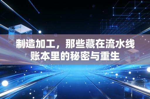 制造加工,那些藏在流水线账本里的秘密与重生
