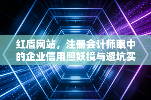 红盾网站，注册会计师眼中的企业信用照妖镜与避坑实战指南