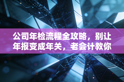 公司年检流程全攻略,别让年报变成年关,老会计教你避坑指南