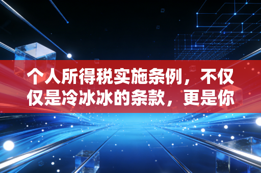个人所得税实施条例，不仅仅是冷冰冰的条款，更是你我钱包的守护神