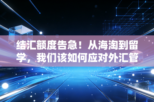 结汇额度告急！从海淘到留学，我们该如何应对外汇管理的紧箍咒？
