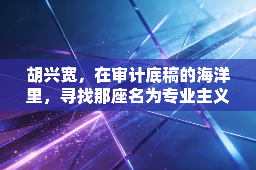 胡兴宽，在审计底稿的海洋里，寻找那座名为专业主义的灯塔
