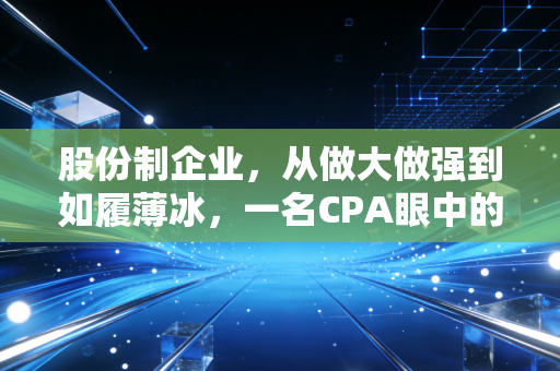 股份制企业,从做大做强到如履薄冰,一名CPA眼中的资本游戏