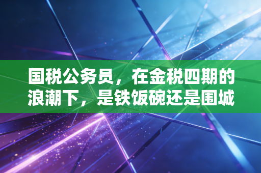 国税公务员，在金税四期的浪潮下，是铁饭碗还是围城？