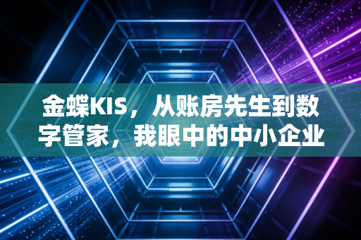 金蝶KIS，从账房先生到数字管家，我眼中的中小企业财务进化论