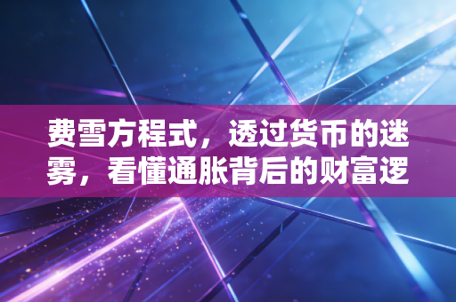 费雪方程式，透过货币的迷雾，看懂通胀背后的财富逻辑