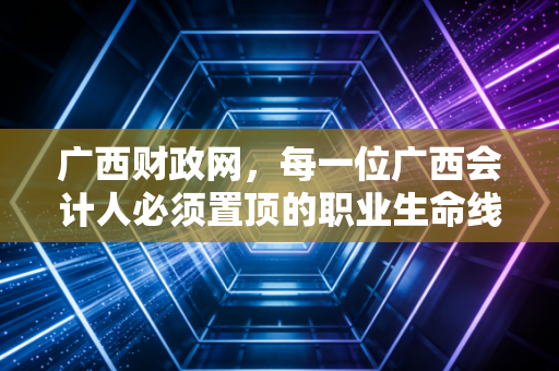 广西财政网，每一位广西会计人必须置顶的职业生命线
