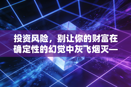 投资风险，别让你的财富在确定性的幻觉中灰飞烟灭——一位注会老兵的诚恳建议