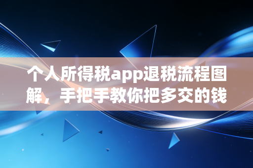 个人所得税app退税流程图解，手把手教你把多交的钱拿回来，附避坑指南