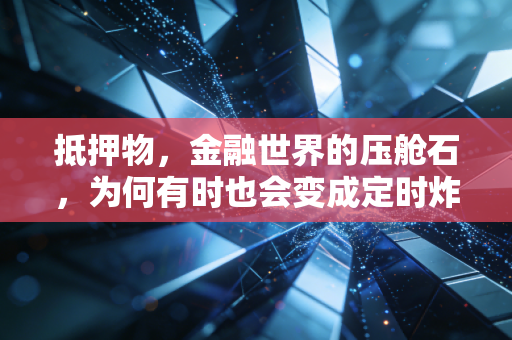 抵押物,金融世界的压舱石,为何有时也会变成定时炸弹?