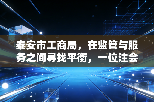 泰安市工商局，在监管与服务之间寻找平衡，一位注会眼中的泰安商业生态