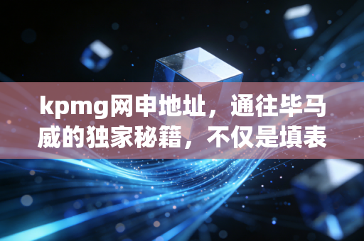 kpmg网申地址，通往毕马威的独家秘籍，不仅是填表，更是一场心理博弈