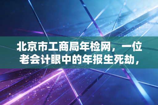 北京市工商局年检网,一位老会计眼中的年报生死劫,别让疏忽毁了你的心血