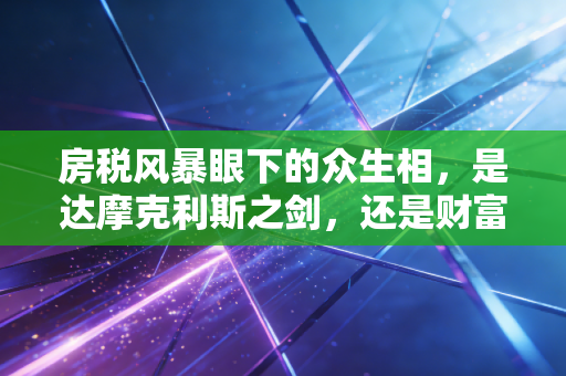 房税风暴眼下的众生相，是达摩克利斯之剑，还是财富的试金石？