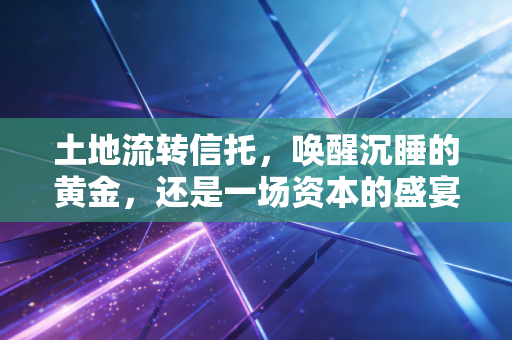 土地流转信托,唤醒沉睡的黄金,还是一场资本的盛宴?