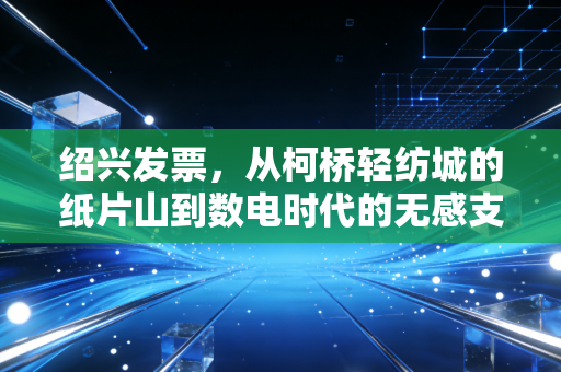 绍兴发票，从柯桥轻纺城的纸片山到数电时代的无感支付，一位老会计的观察与思考
