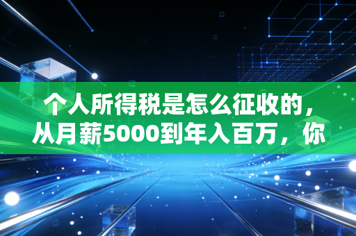 个人所得税是怎么征收的，从月薪5000到年入百万，你的钱袋子到底经历了什么？