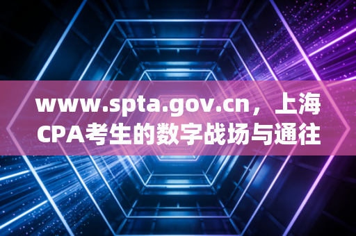 www.spta.gov.cn,上海CPA考生的数字战场与通往梦想的窄门