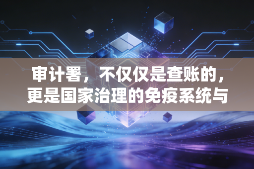 审计署，不仅仅是查账的，更是国家治理的免疫系统与民生守护者