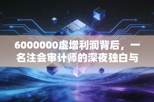 6000000虚增利润背后，一名注会审计师的深夜独白与职业坚守