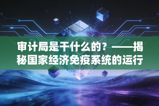 审计局是干什么的?——揭秘国家经济免疫系统的运行逻辑与你的生活息息相关
