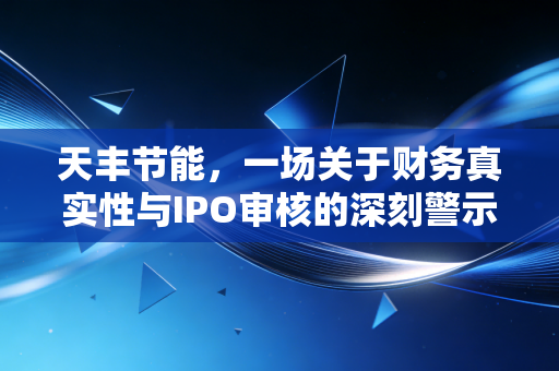 天丰节能,一场关于财务真实性与IPO审核的深刻警示录