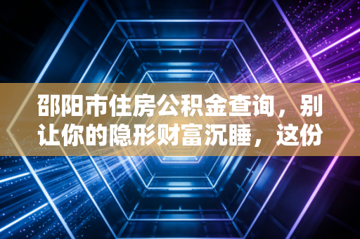邵阳市住房公积金查询，别让你的隐形财富沉睡，这份实操指南与理财建议请查收