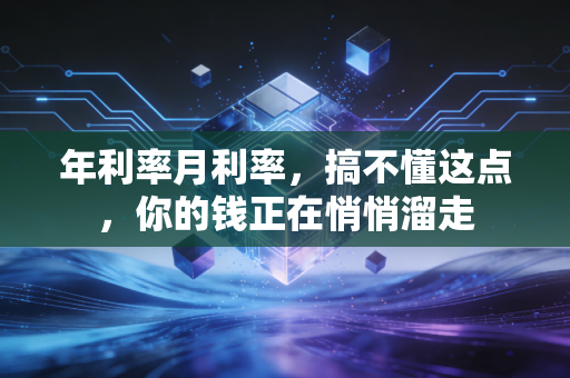 年利率月利率，搞不懂这点，你的钱正在悄悄溜走
