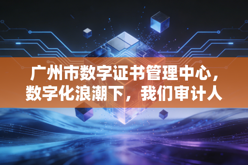 广州市数字证书管理中心，数字化浪潮下，我们审计人的电子身份证与效率革命