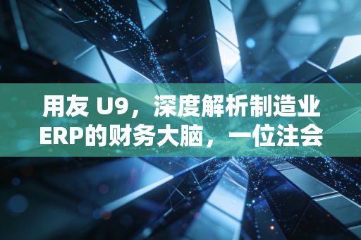 用友 U9，深度解析制造业ERP的财务大脑，一位注会眼中的合规与效率变革