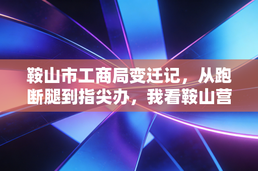 鞍山市工商局变迁记，从跑断腿到指尖办，我看鞍山营商环境的十年巨变