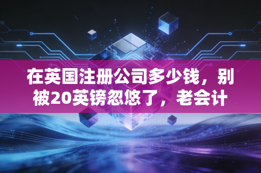 在英国注册公司多少钱，别被20英镑忽悠了，老会计带你算笔明白账