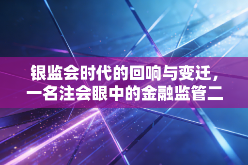 银监会时代的回响与变迁，一名注会眼中的金融监管二十年