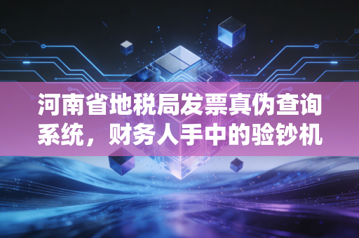 河南省地税局发票真伪查询系统，财务人手中的验钞机与合规防线