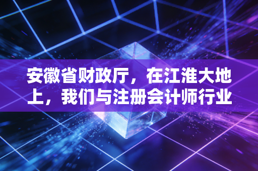 安徽省财政厅，在江淮大地上，我们与注册会计师行业的共生与共舞