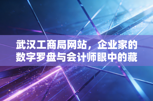武汉工商局网站，企业家的数字罗盘与会计师眼中的藏宝图