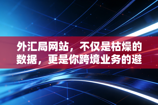 外汇局网站，不仅是枯燥的数据，更是你跨境业务的避雷针与藏宝图