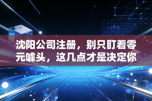 沈阳公司注册，别只盯着零元噱头，这几点才是决定你企业生死的关键