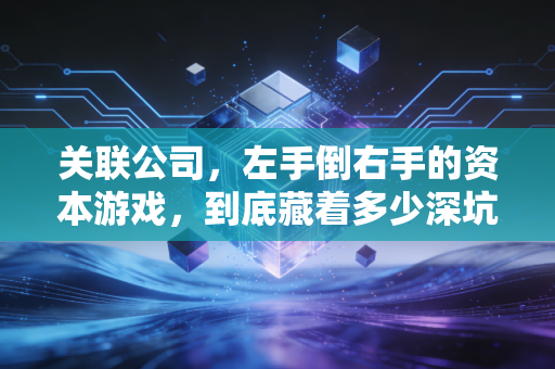 关联公司，左手倒右手的资本游戏，到底藏着多少深坑？
