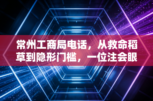 常州工商局电话，从救命稻草到隐形门槛，一位注会眼中的企业生存法则