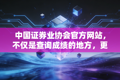中国证券业协会官方网站，不仅是查询成绩的地方，更是金融人的藏经阁