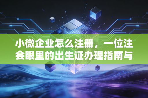 小微企业怎么注册，一位注会眼里的出生证办理指南与避坑手册