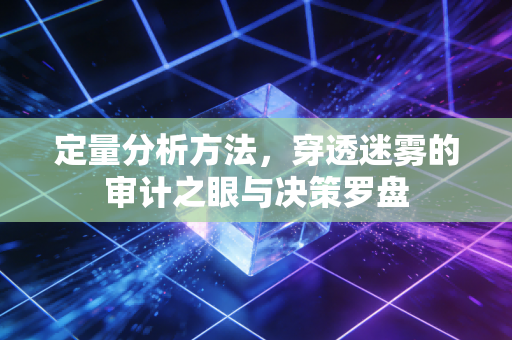 定量分析方法，穿透迷雾的审计之眼与决策罗盘
