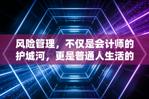风险管理，不仅是会计师的护城河，更是普通人生活的避雷针