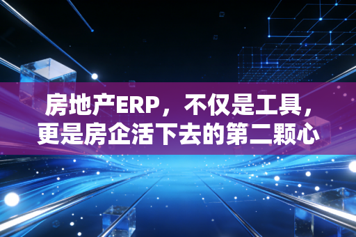 房地产ERP，不仅是工具，更是房企活下去的第二颗心脏——一位注会老兵的深度观察