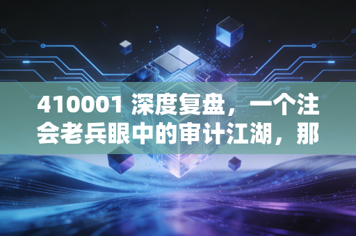 410001 深度复盘，一个注会老兵眼中的审计江湖，那些关于底稿与底气的真相