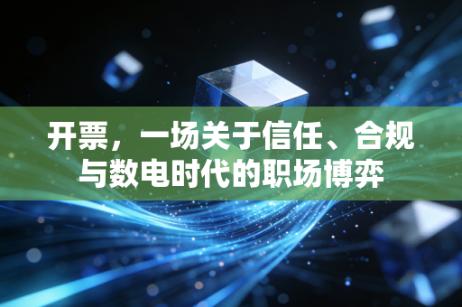 开票，一场关于信任、合规与数电时代的职场博弈
